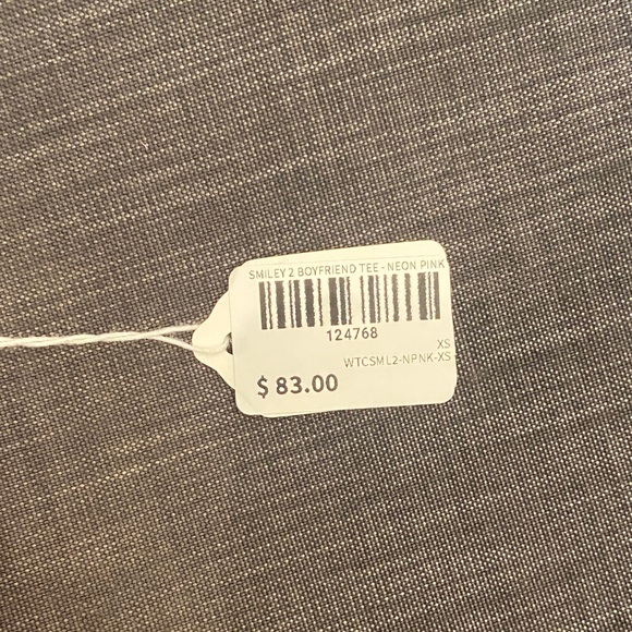 Aviator Nation Pink Smiley Face Tee - Picture 2 of 2